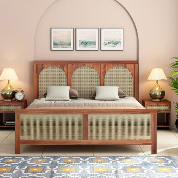 Samaya Sheesham Cane Bed