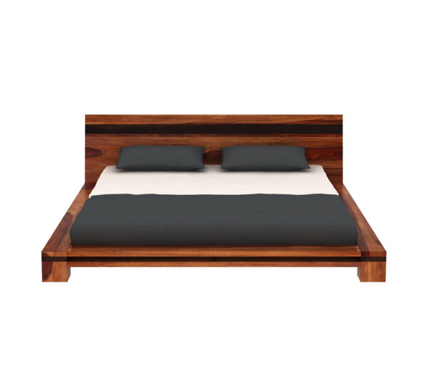 Aavya Bed – Low Profile, Solid Sheesham - Image 4