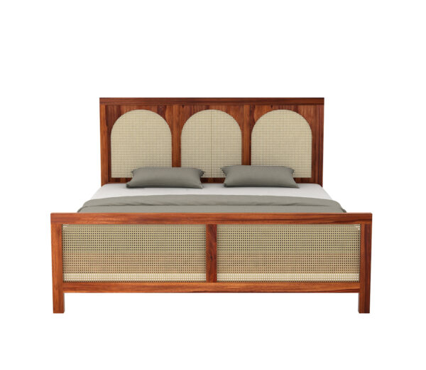 Samaya Sheesham Cane Bed - Image 4