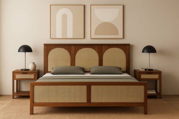 Samaya Sheesham Cane Bed