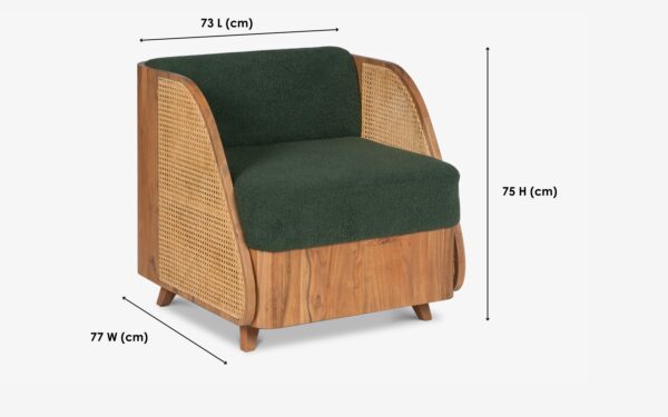 Samaya Mango Wood Sofa - Image 3
